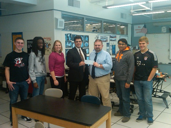 In December, the chapter presents two Science Teacher Toolkit awards to Gary Davis and Susan Voskul at the Science and Math Academy at Aberdeen High School.